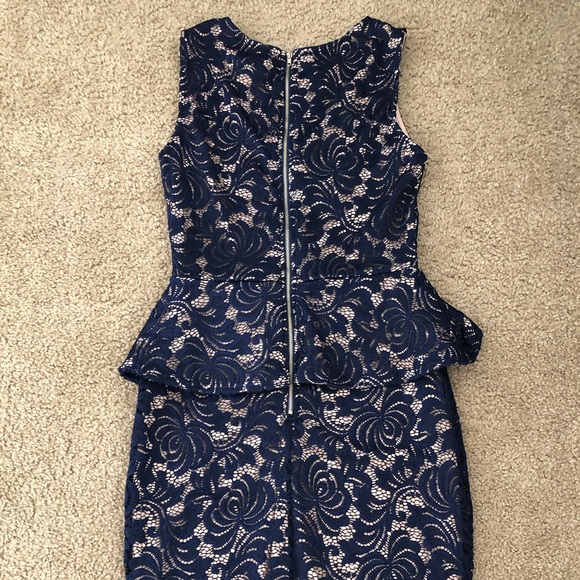 Navy Blue Dress - Picture 4 of 9